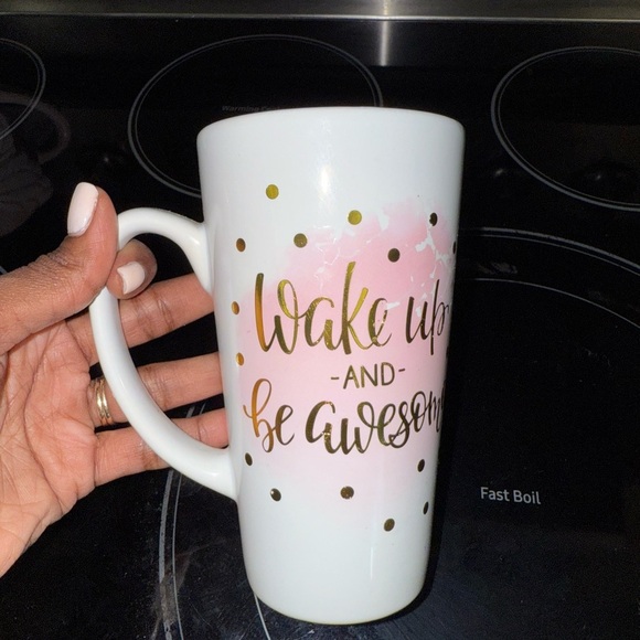 Wake up and Be Awesome Coffee Cup - Picture 1 of 3